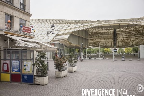 Paris vide, 48eme jour de confinement contre le covid 19.