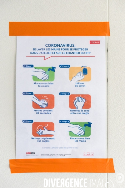 Travail confiné dans le BTP