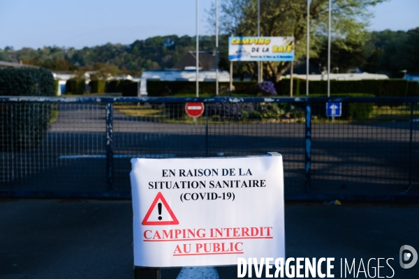 Camping fermé sous confinement