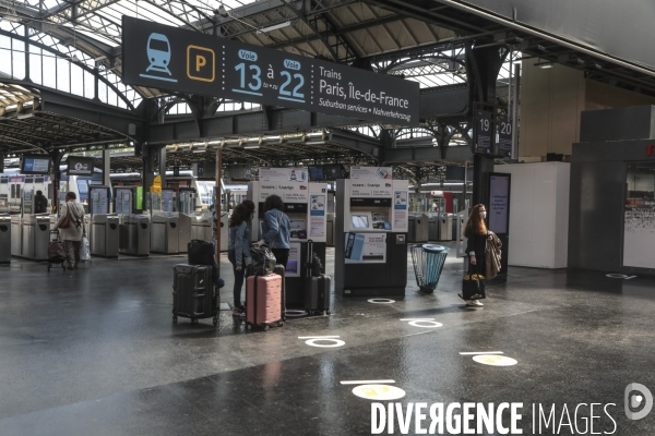 Preparation deconfinement gare de l est