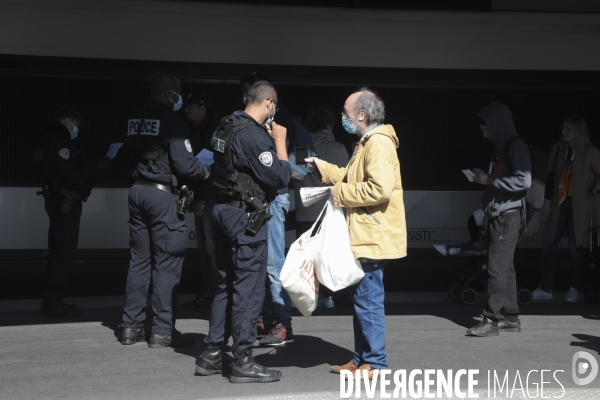 Preparation deconfinement gare de l est