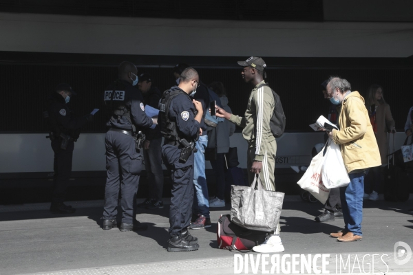 Preparation deconfinement gare de l est