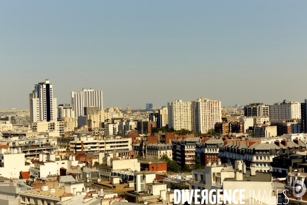 Vue en hauteur de la ville de Paris