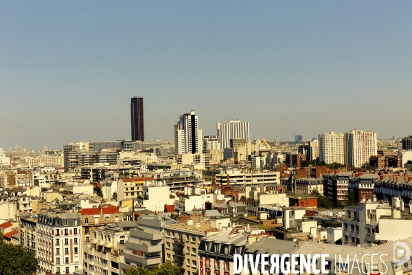 Vue en hauteur de la ville de Paris