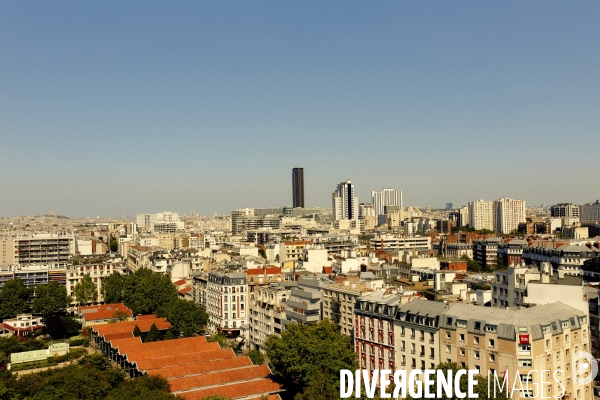 Vue en hauteur de la ville de Paris