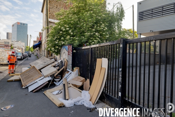 Collecte des déchets en dépôts sauvages