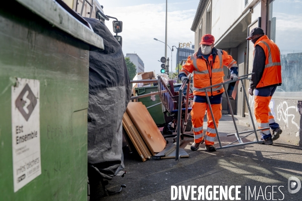 Collecte des déchets en dépôts sauvages