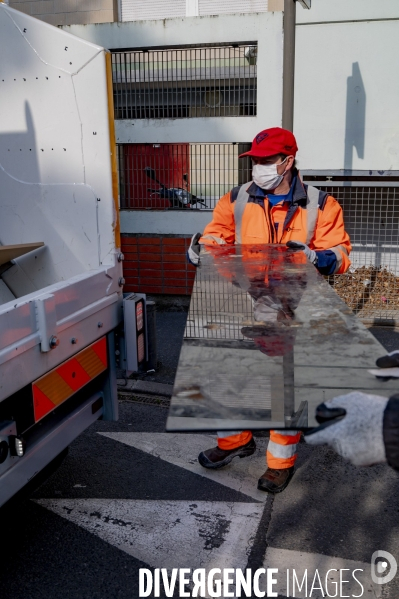 Collecte des déchets en dépôts sauvages
