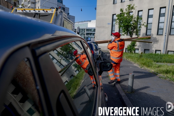 Collecte des déchets en dépôts sauvages