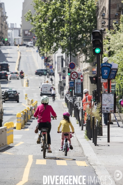 Nouvelle piste cyclable provisoire