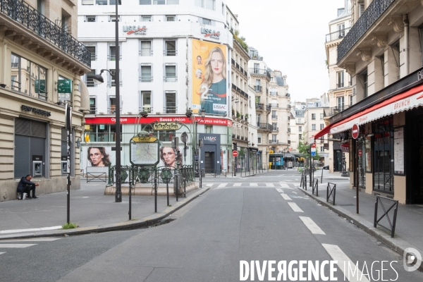 Paris au cinquantième jour de confinement