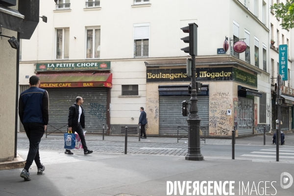 Paris au cinquantième jour de confinement
