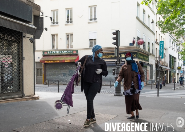 Paris au cinquantième jour de confinement