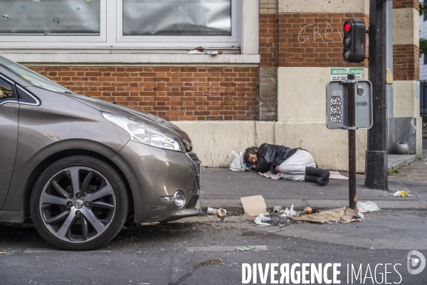 Paris vide, 53eme jour de confinement contre le covid 19.