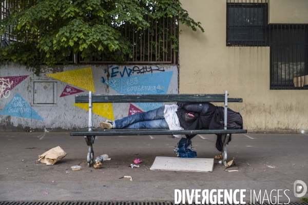 Paris vide, 53eme jour de confinement contre le covid 19.