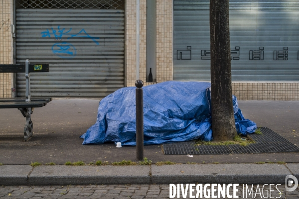 Paris vide, 53eme jour de confinement contre le covid 19.