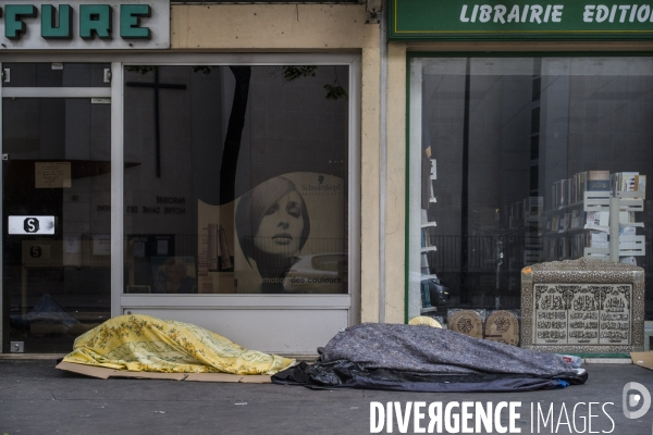 Paris vide, 53eme jour de confinement contre le covid 19.