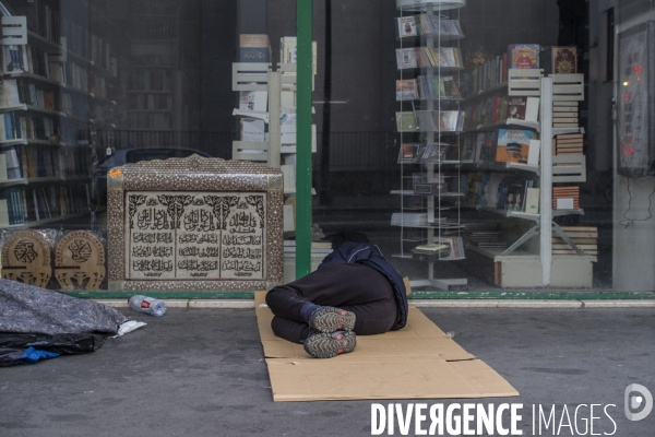 Paris vide, 53eme jour de confinement contre le covid 19.