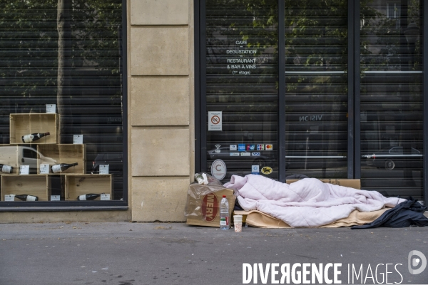 Paris vide, 53eme jour de confinement contre le covid 19.