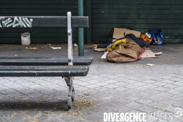 Paris vide, 53eme jour de confinement contre le covid 19.