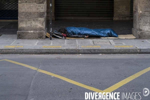 Paris vide, 53eme jour de confinement contre le covid 19.