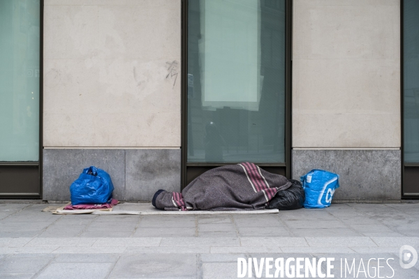Paris vide, 53eme jour de confinement contre le covid 19.