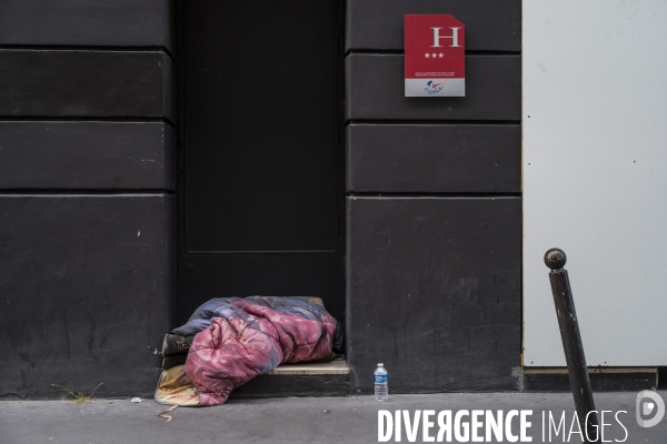 Paris vide, 53eme jour de confinement contre le covid 19.