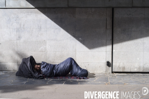 Paris vide, 53eme jour de confinement contre le covid 19.