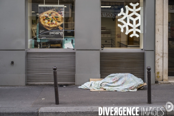 Paris vide, 53eme jour de confinement contre le covid 19.