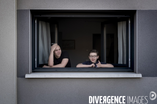 Une Famille confinée.