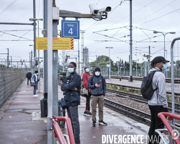 Saint-Denis, premier jour de déconfinement