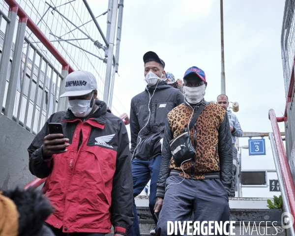 Saint-Denis, premier jour de déconfinement