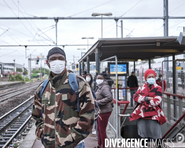 Saint-Denis, premier jour de déconfinement