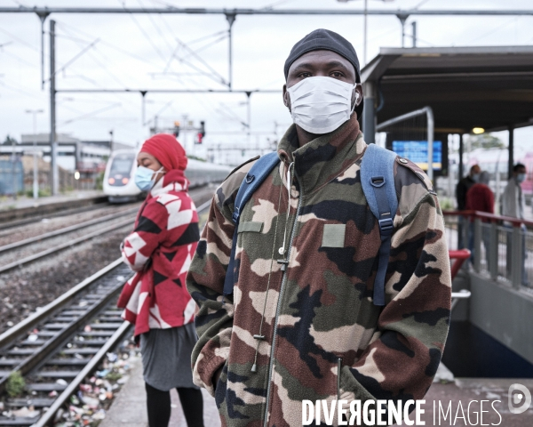 Saint-Denis, premier jour de déconfinement