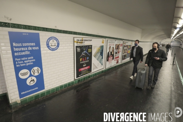 Premier jour de deconfinement gare montparnasse
