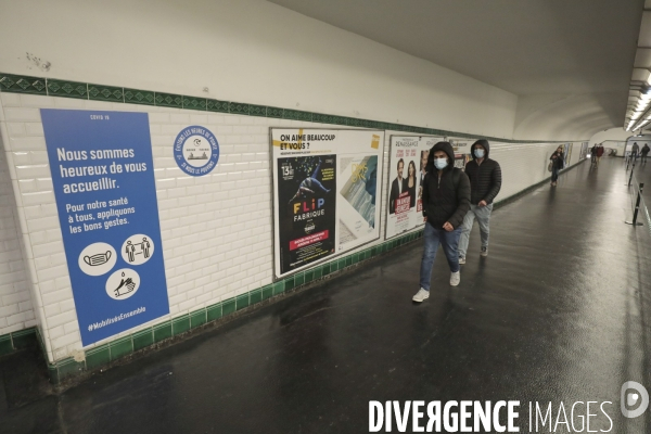 Premier jour de deconfinement gare montparnasse