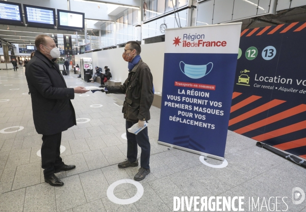 Premier jour de deconfinement gare montparnasse