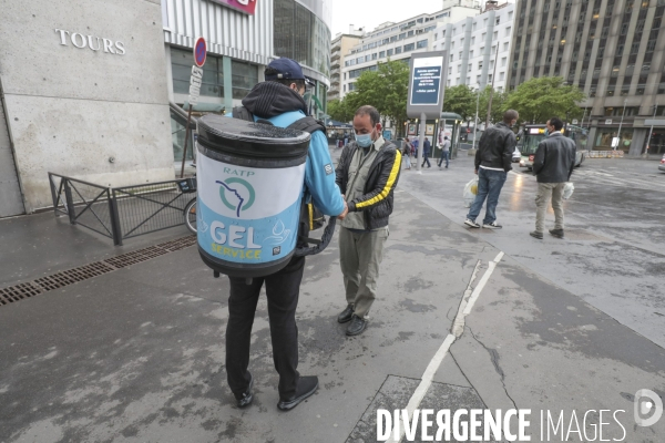 Premier jour de deconfinement gare montparnasse