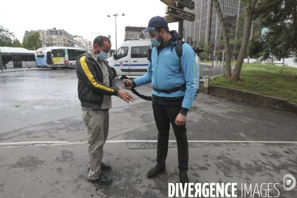 Premier jour de deconfinement gare montparnasse