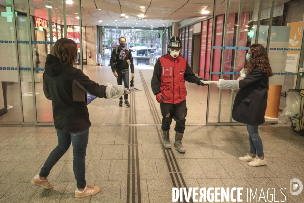 Premier jour de deconfinement gare montparnasse