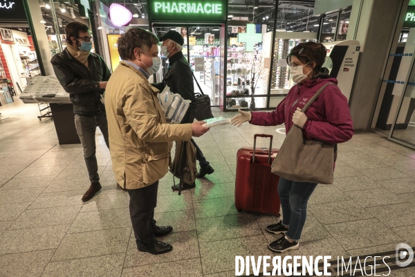 Premier jour de deconfinement gare montparnasse