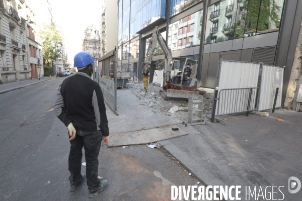 Deuxieme jour de deconfinement a paris