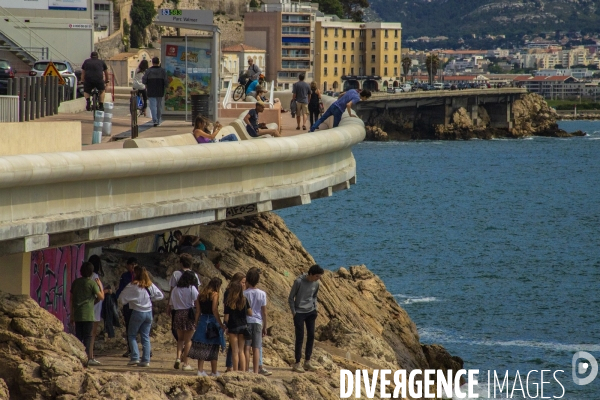 Deuxième jour de déconfinement à Marseille