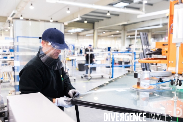 Travail industriel confiné