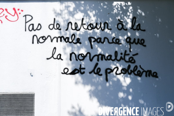 Manifestation de soutien aux soignants et contestation écologique et sociale à Nantes
