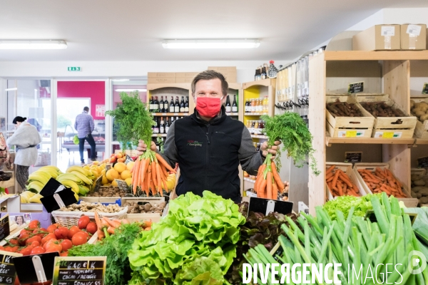 Magasin bio de vente directe à la ferme