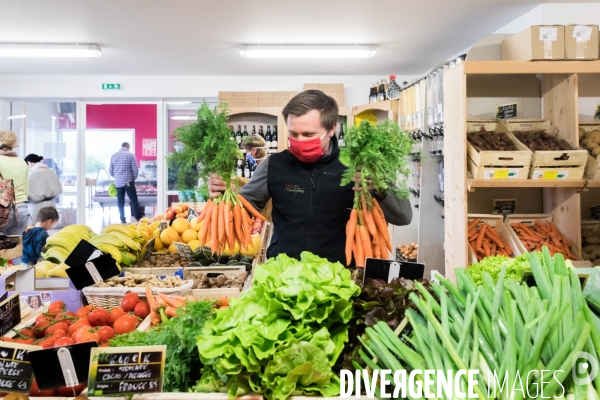 Magasin bio de vente directe à la ferme