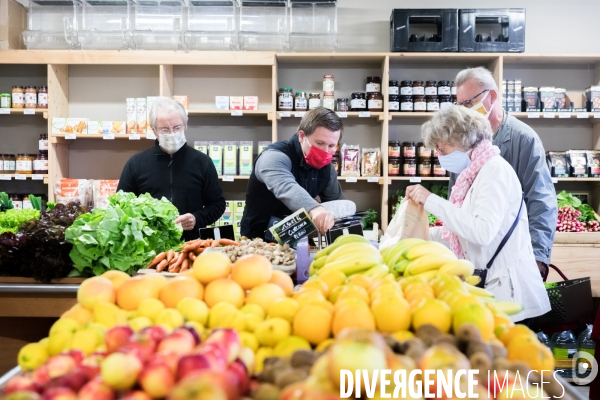 Magasin bio de vente directe à la ferme