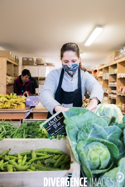 Magasin bio de vente directe à la ferme