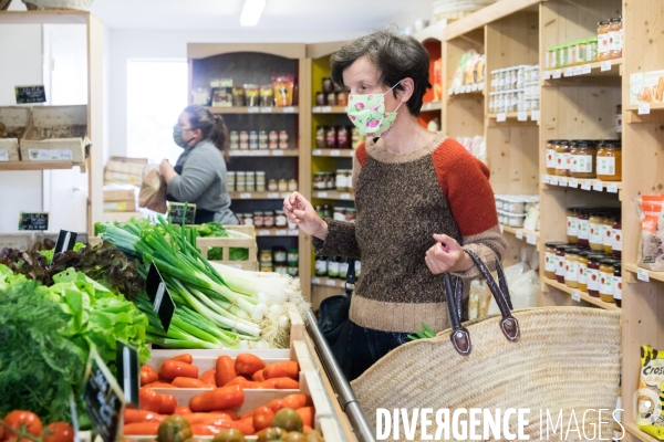 Magasin bio de vente directe à la ferme